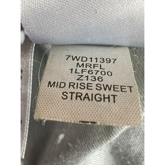 Lucky Brand Jeans Womens 14/32 Sweet‎ Straight Mid Rise Stretch Medium Petite - Picture 9 of 9